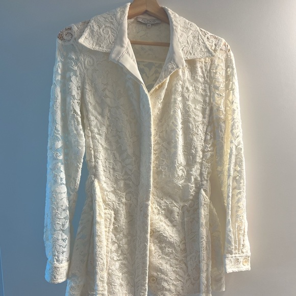 Alexis Lace Button Down Top - Picture 1 of 2